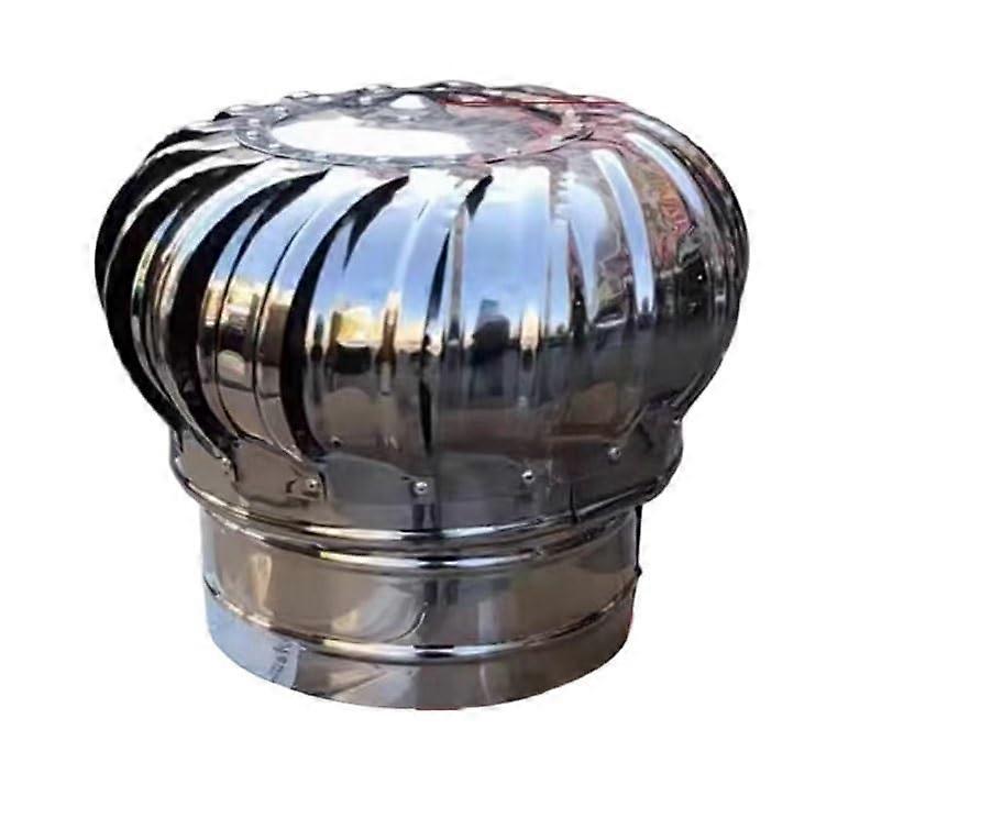 Schornsteinkappe Fallwindventilator 450mm Premium Rotating Chimney Cowl Cap with Bird Guard for Downdraught Protection