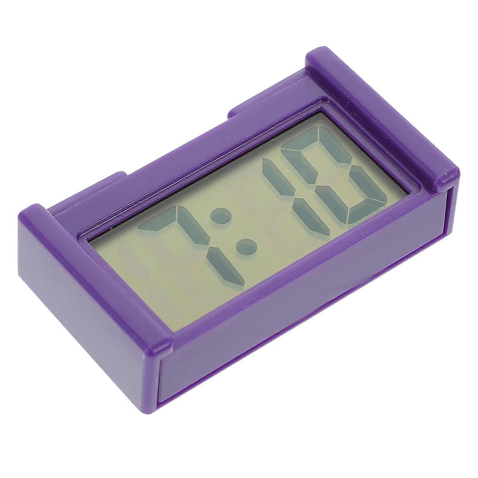 Car Dashboard Watch Digital Screen Vehicle Mini Clock for Bedroom Desktop Large Screen Display 1Set