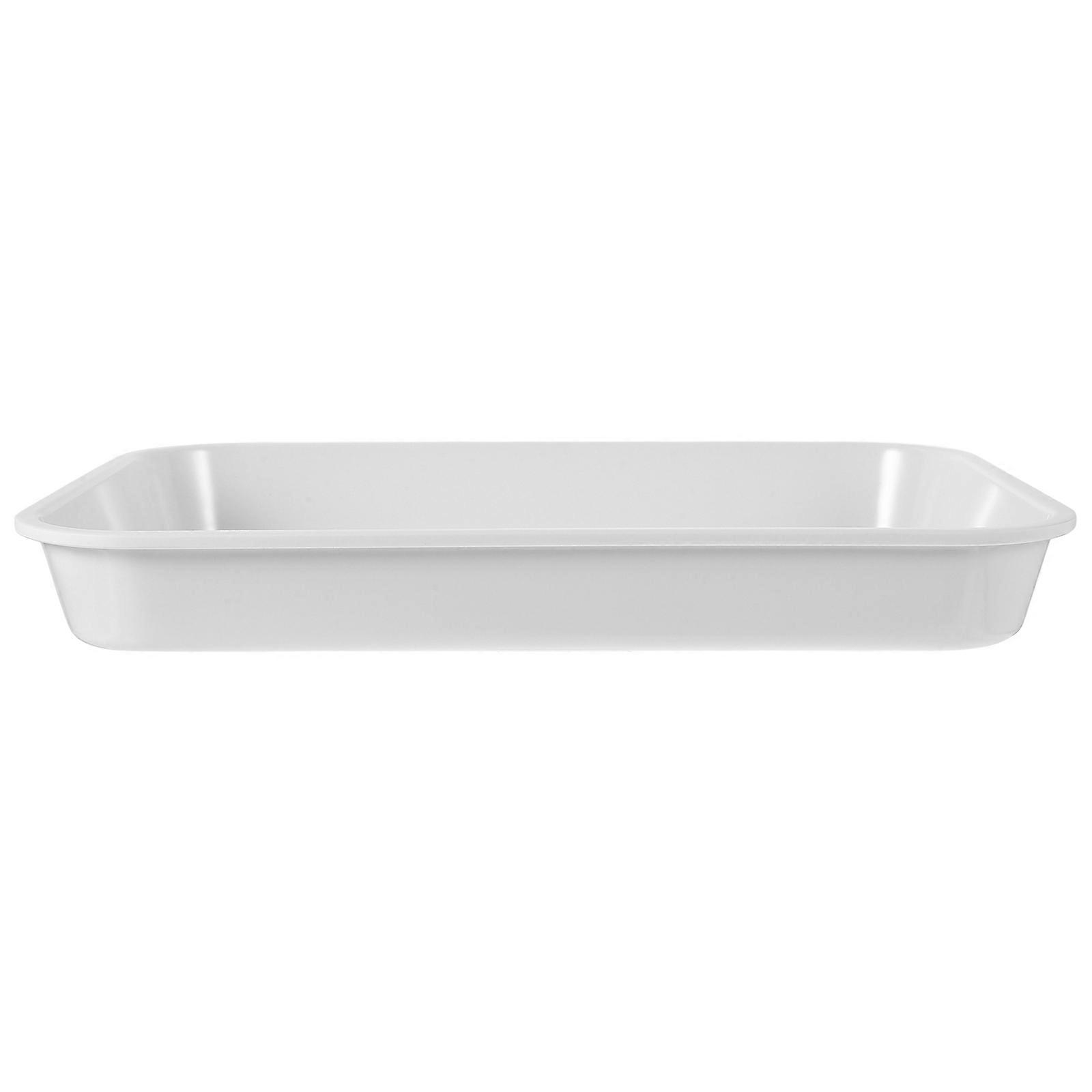Snack Serving Platter Rectangular Reusable Tray For Entertaining Hotels 35.00X24.00X4.00CM Display Cooked Cold Dishes 1Pcs