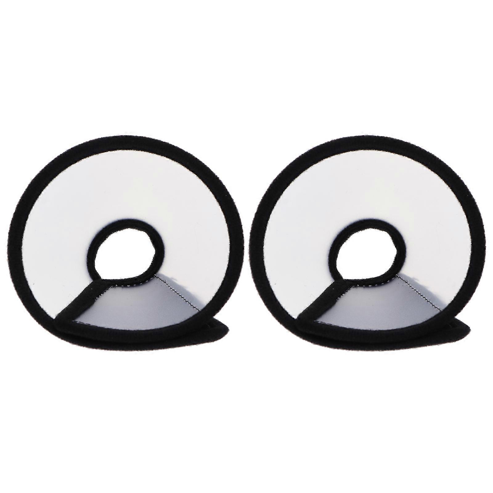 2Pcs Creative Hamster Collar Rings Protective Pet Collars Anti Bite Neckbands