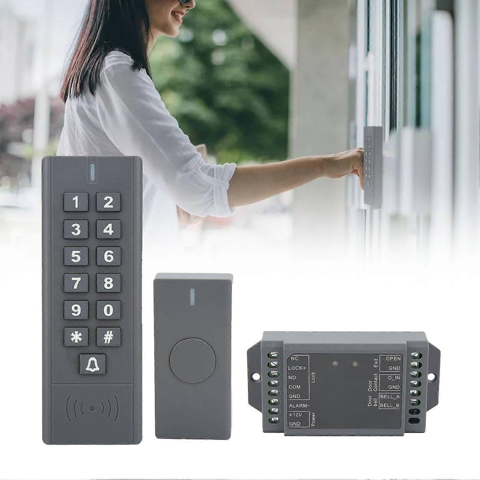 Keypad Access Control System IP66 Waterproof ID Card Wireless Access Controler Smart Lock for Home