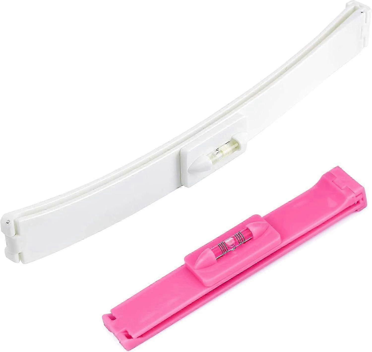 Professional Hair Cutting Tools - Hairdressing Barrette & Bangs Level Tool with Reamer Scissors for DIY Trimming & Styling 2024 Edition