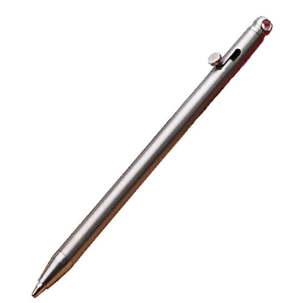 Pure Titanium Mini Compact Signature Pen for Travel, Guest Book Signing, Lightweight Design, Durable Material