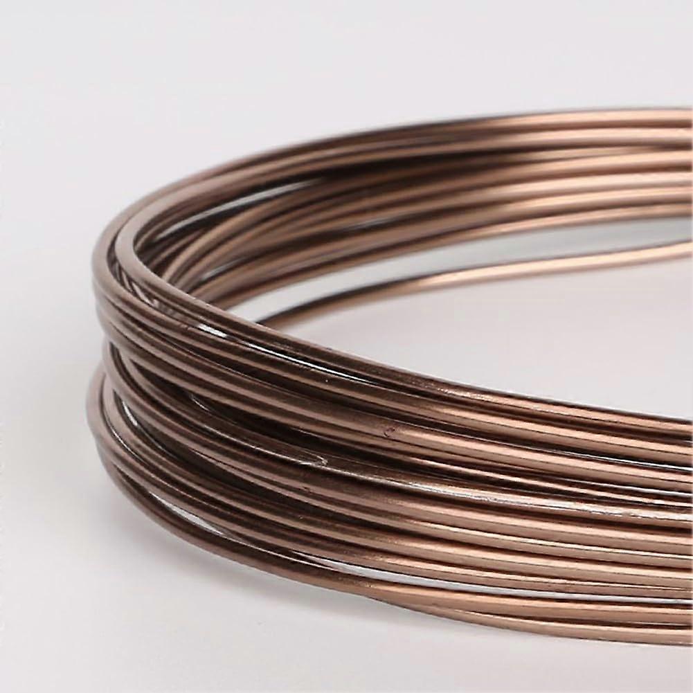 Bonsai Training Wire Flexible Anodized Aluminum for Shaping Trees Various Sizes Brown