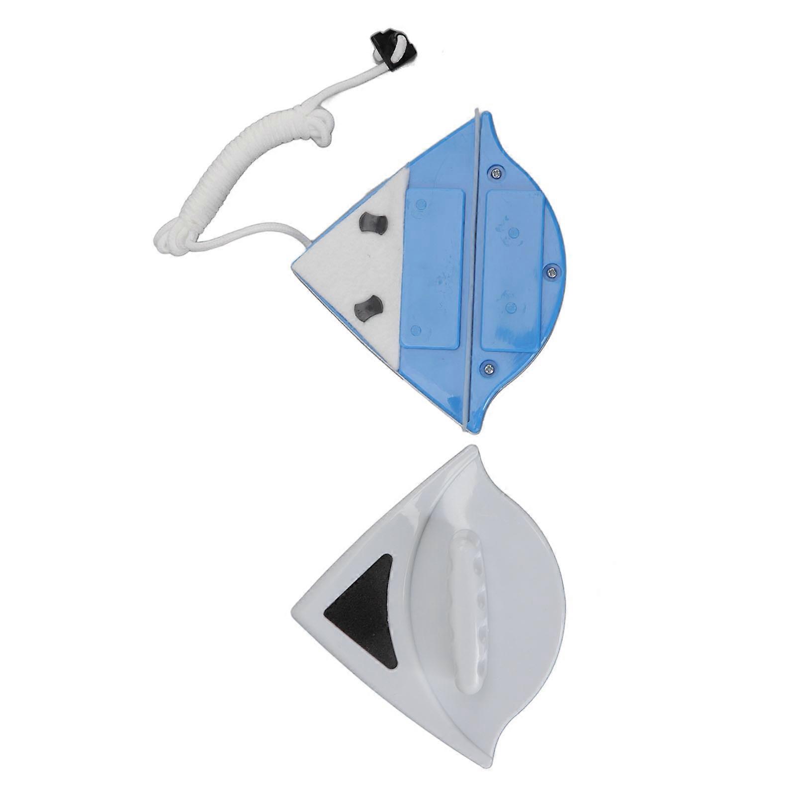 Magnetic Window Cleaner Double Sided Window Glass Glider Wiper Multi Functional Window Cleaning Tools for 3‑10mm / 0.1‑0.4in Single Glass 