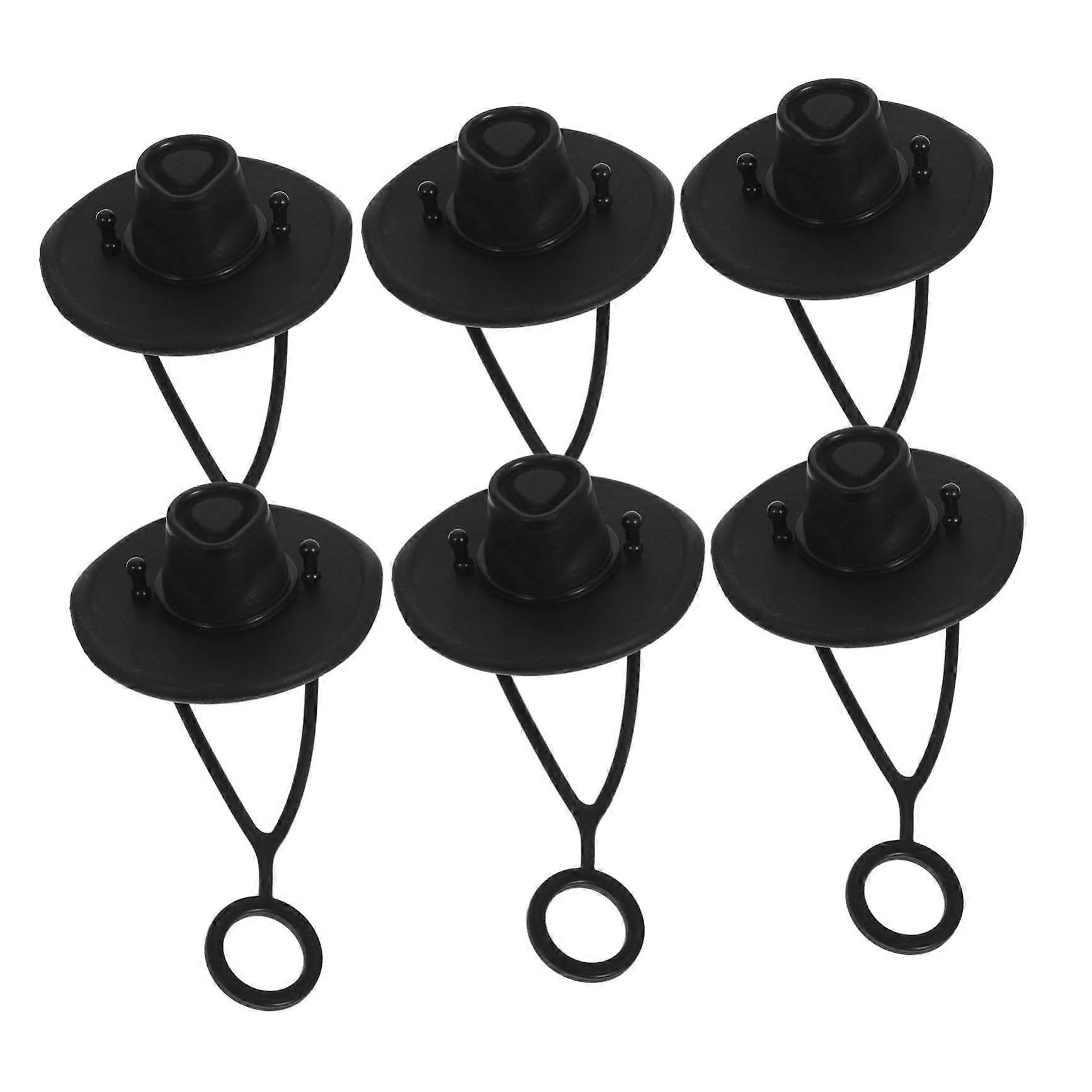Straw Cap, Straw Tips Stopper, Silicone Cover, Pack of 6