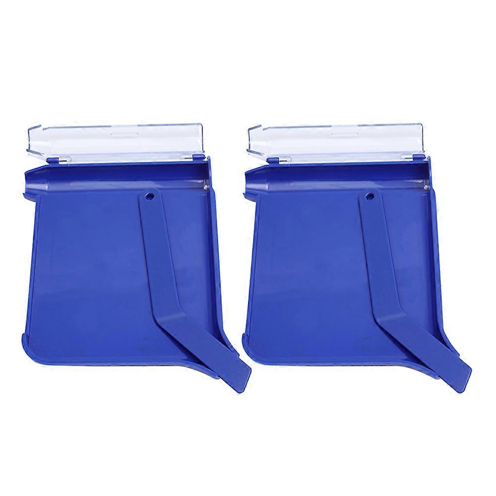 Pharmacy Counter Tray Pills Dispensing Tool For Medical Facilities Rectangular Shape ABS Material Medication Counting 2Pcs