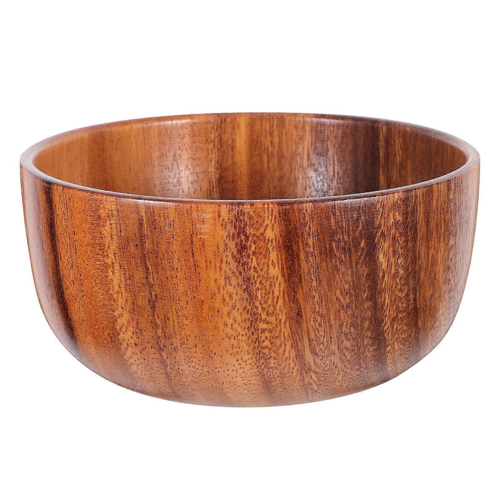 Držiak na ovocie z celého dreva, univerzálne použitie, servírovanie jedla, 16 x 7 cm, 1 sada