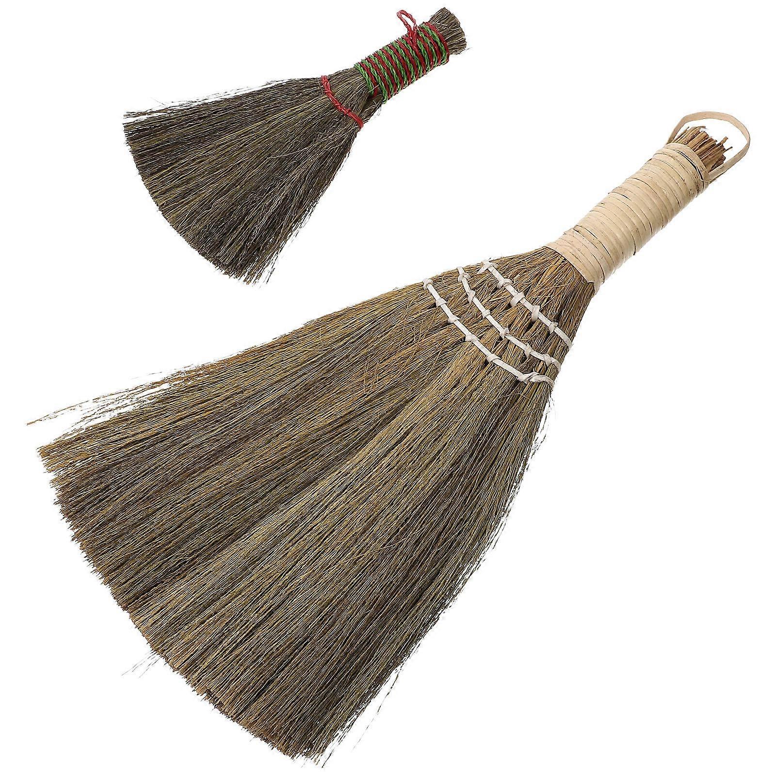 Household Duster Small Cleaning Broom Corner Dust Removal General Users Home Cleaning Mini Appearance Simple and Generous 14x10x2cm 2Pcs
