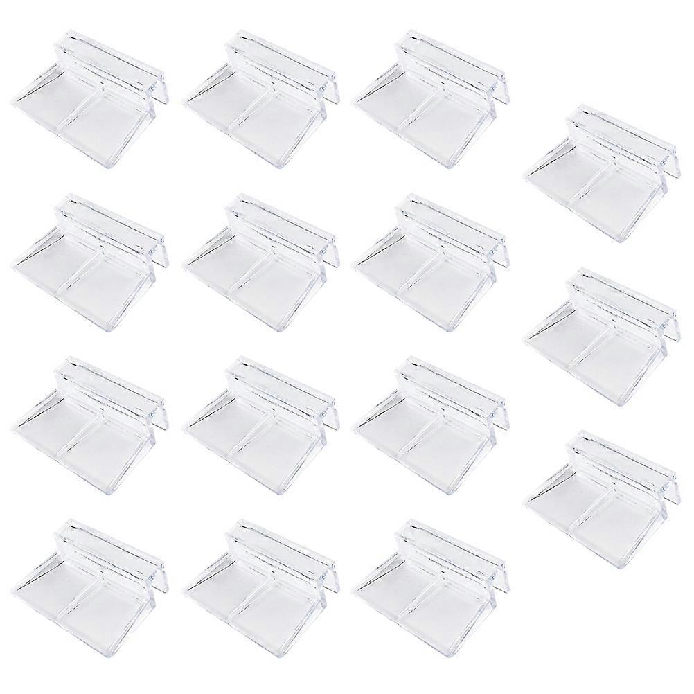 Transparent Acrylic Support Frames for Fish Tank Use Durable and Practical with High Transparency 15 Pcs