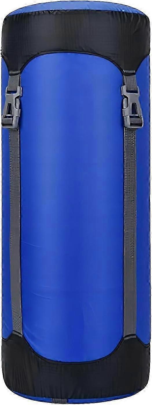 15L AURA Waterproof Stuff Sack Lightweight Nylon Storage for Camping & Backpacks (Blue)