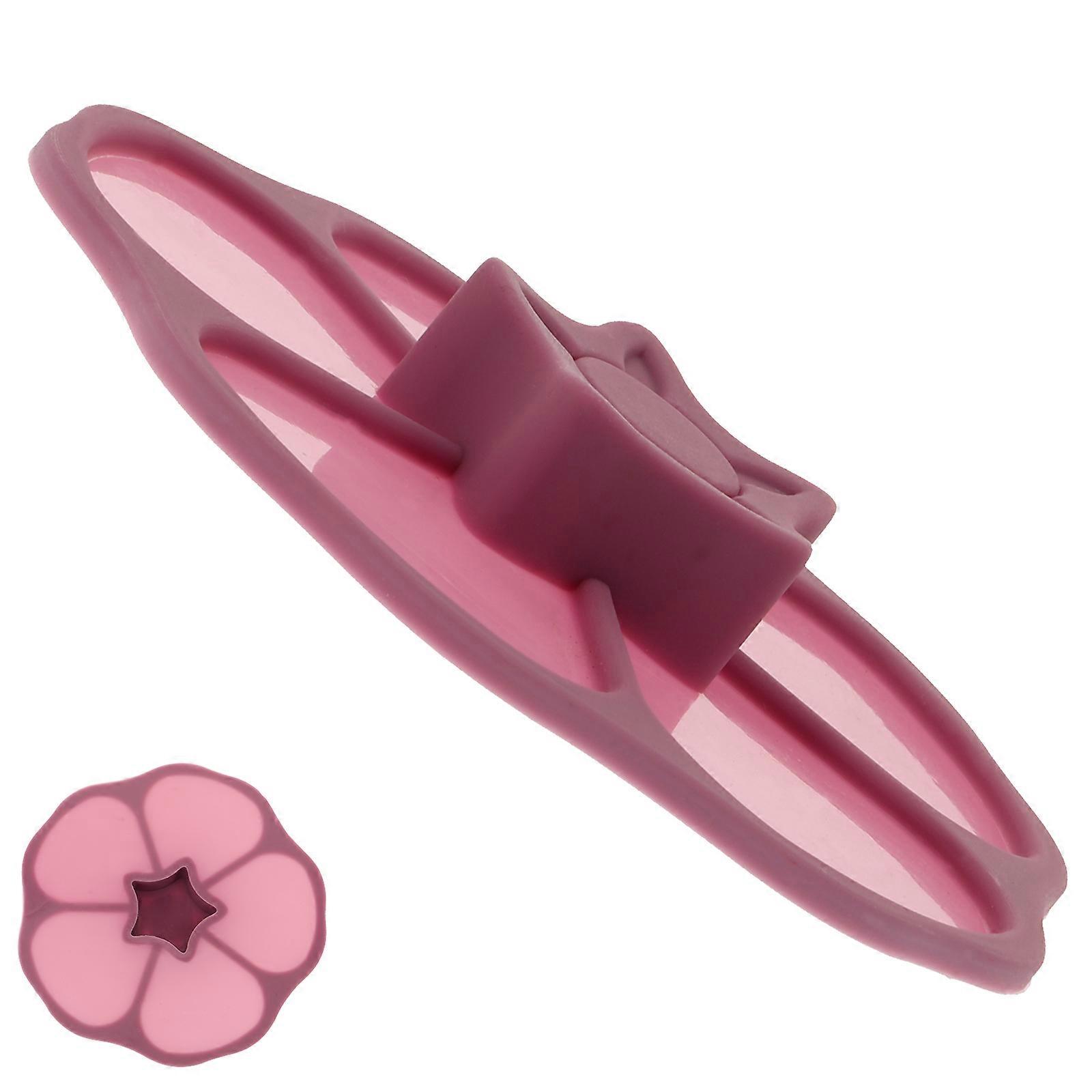 Creative Cup Lid Silicone Flower Shape Keeps Drinks Office 1Set