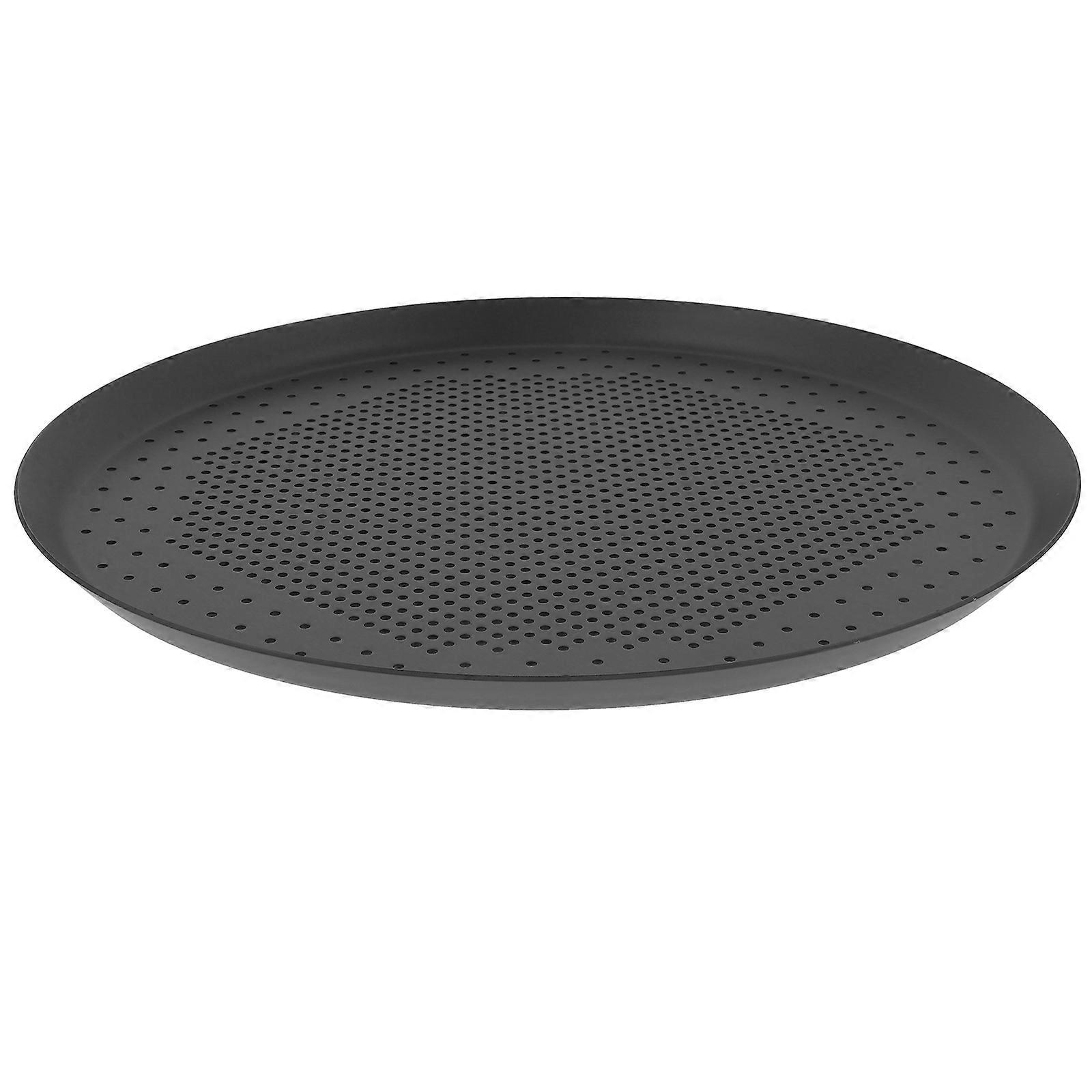 Heat Distribution Pizza Pan Aluminium Alloy Suitable For Baking Cake Flavors 12in 1Pack
