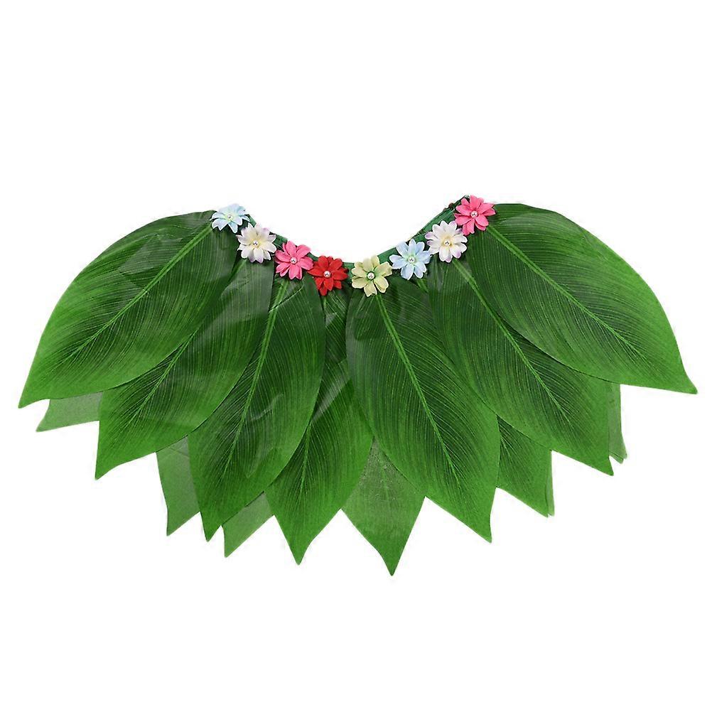 Luau Accessories For Women Dance Skirt Comfortable Wearing Flower Patterned 72cm x 38cm x 1cm 1Set