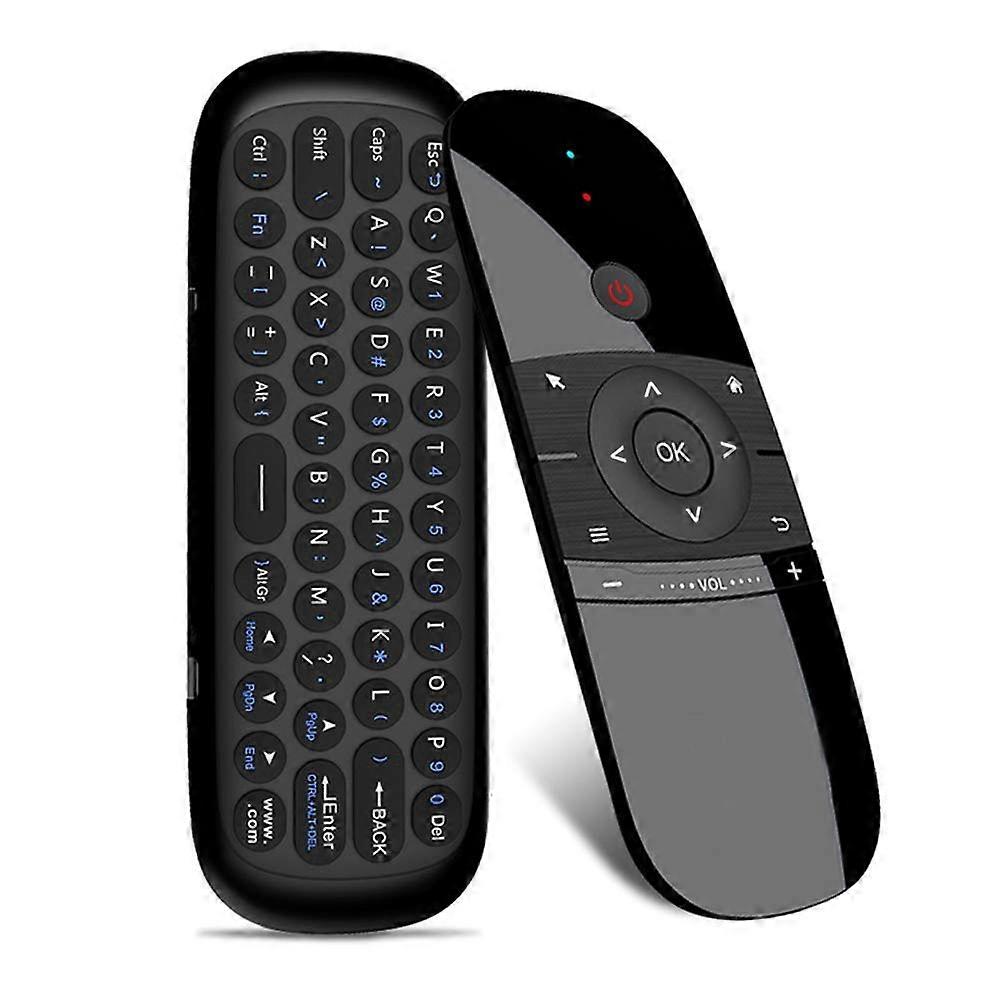 W1 Wireless QWERTY Keyboard 2.4G Air Mouse Remote Controller