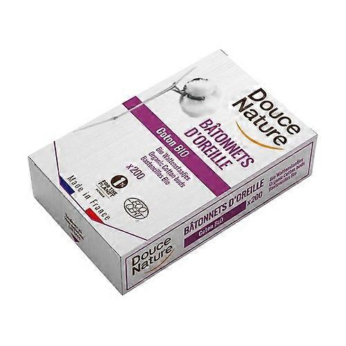 Organic Cotton Ears Sticks 200 units