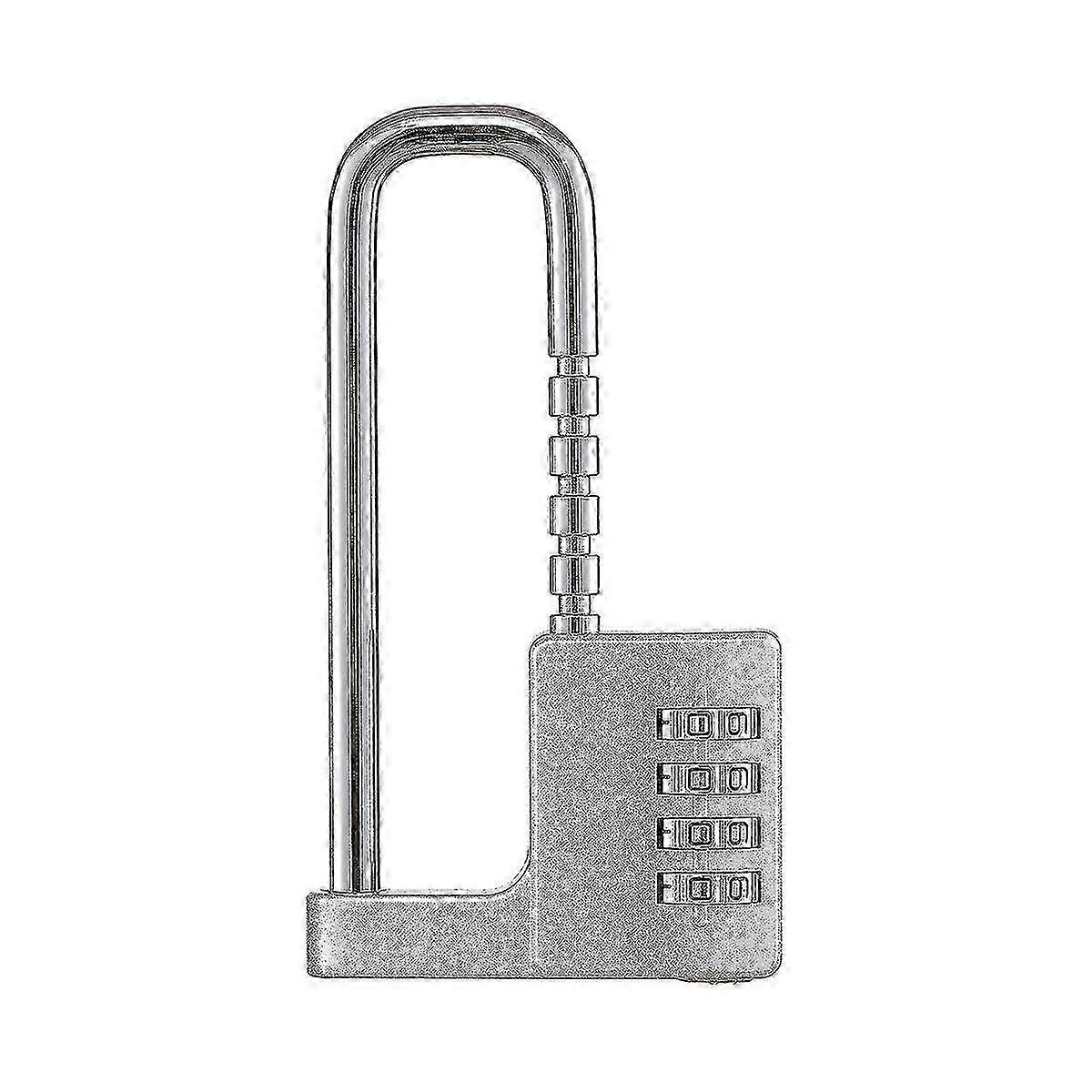 Cabinet Lock,combination Padlock,stainless Steel Gym Locker Lock Code Long Adjustable Shackle Lock Edition 0724