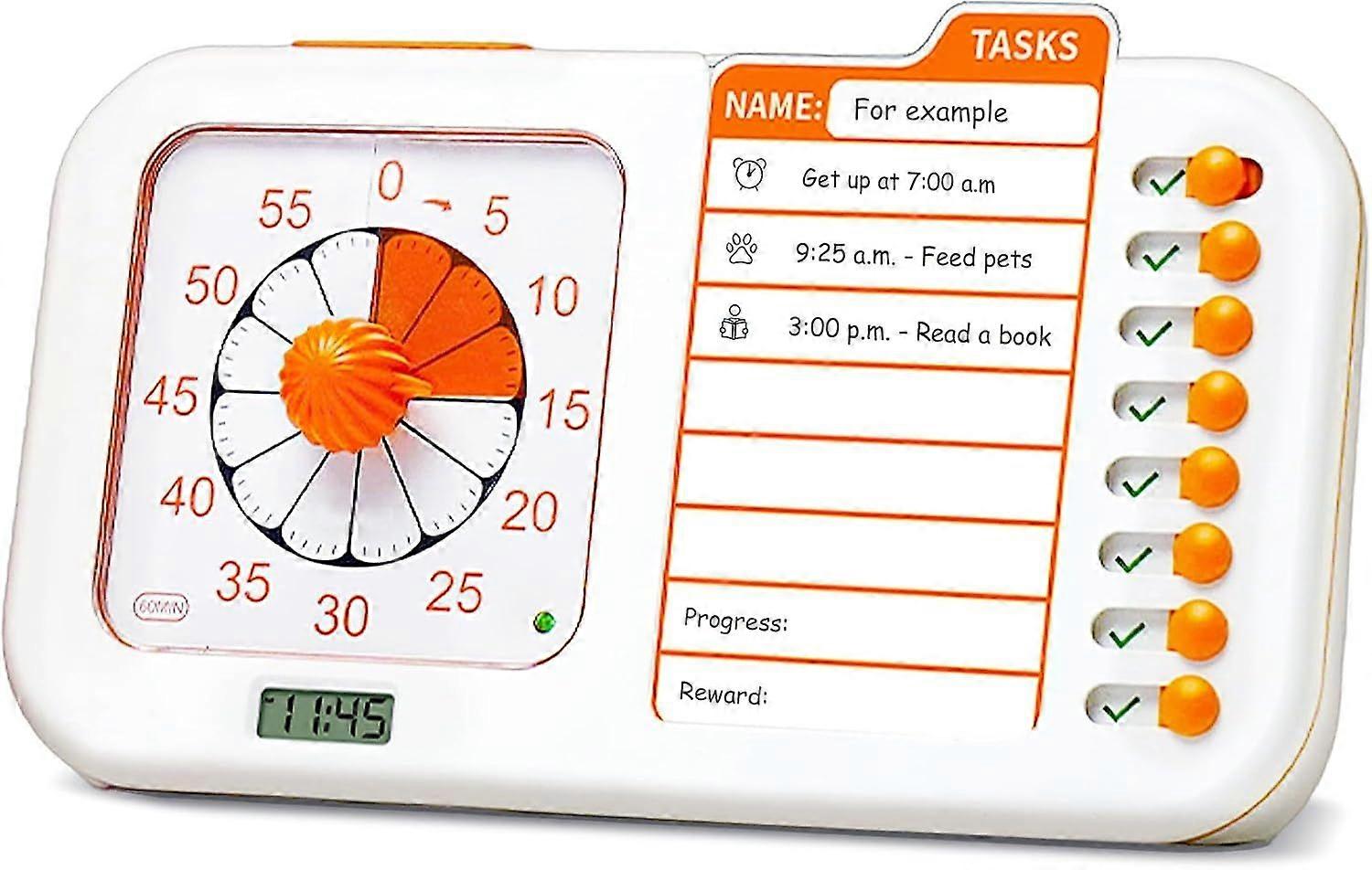2025 Newest 3-in-1 Visual ADHD Timer for Kids and Adults with Planning Board