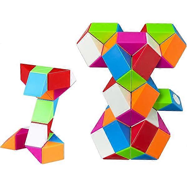 Magic Snake Puzzle 24+48 Pieces - Magic Snake Cube - Magic Snake