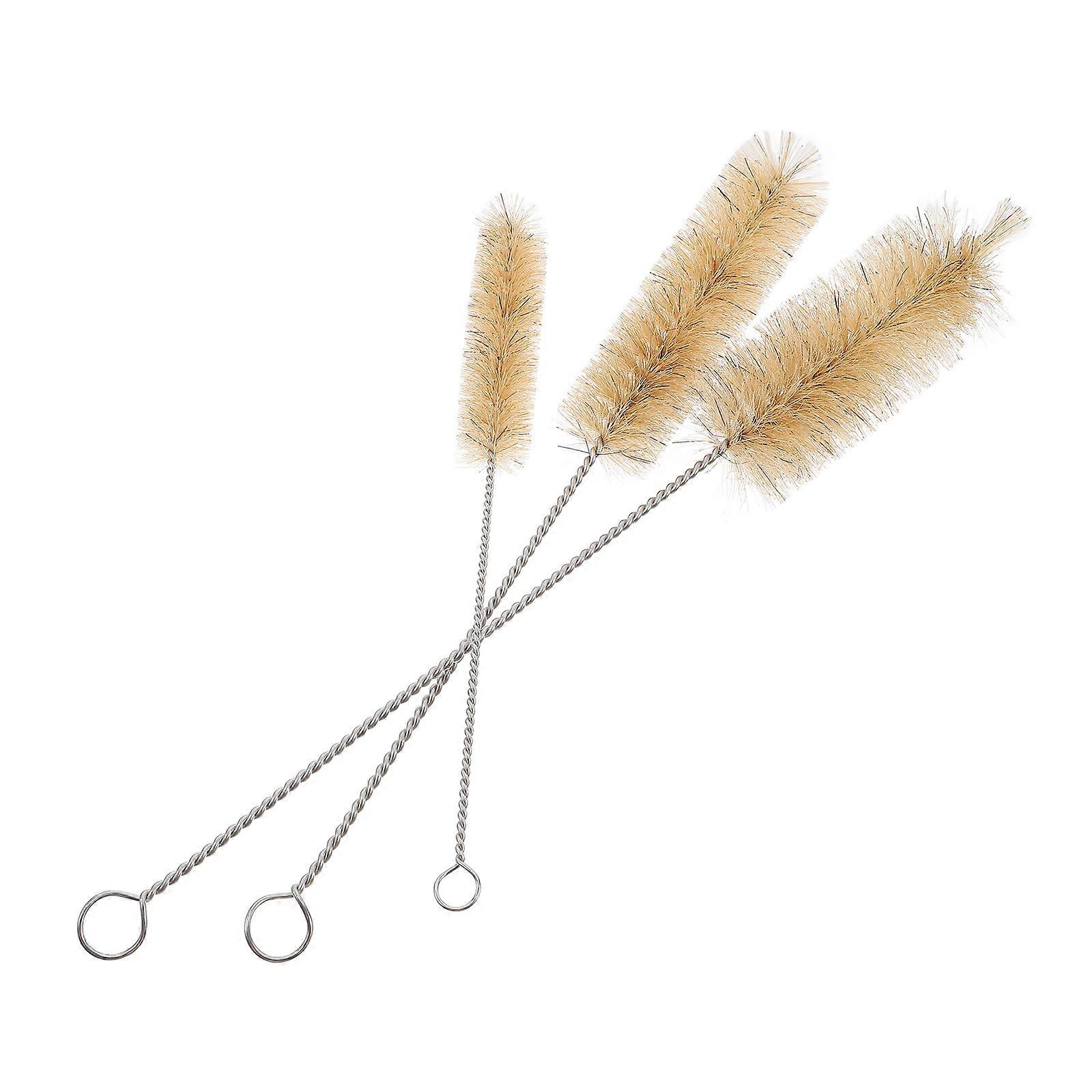 3pcs Flask Cleaning Brush Set with Soft Bristles, Test Tube & Bottle Cleaner, Innovative Design for Lab Glassware Maintenance