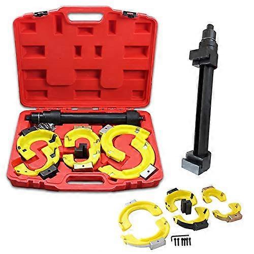 Spring Compressor For Mac Pherson Struts, 3 Tension Heads, Universal Suspension System, 3-Piece Car Set