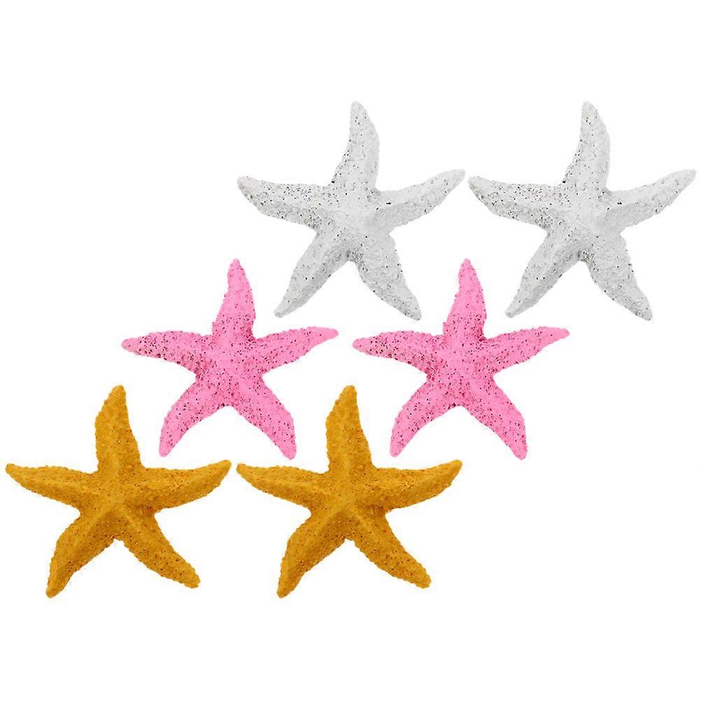 Tropical Fish Tank Ornaments 6Pcs Durable Resin Decorations For Enhancing Your Aquarium And Fish Tank Experience