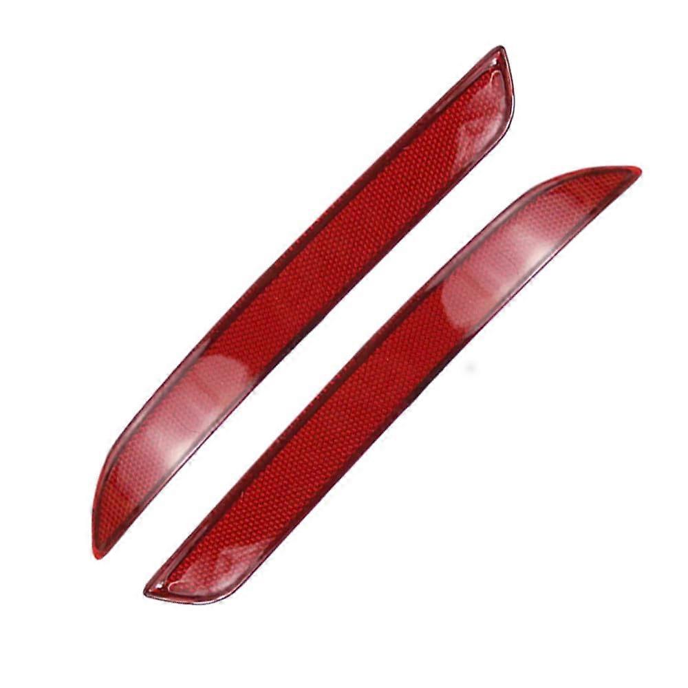 Rear Bumper Reflector 1 Pair, Reflective Marker Light, Compatible With BMW F10 F11 F18 5 Series (2011-2016), Red