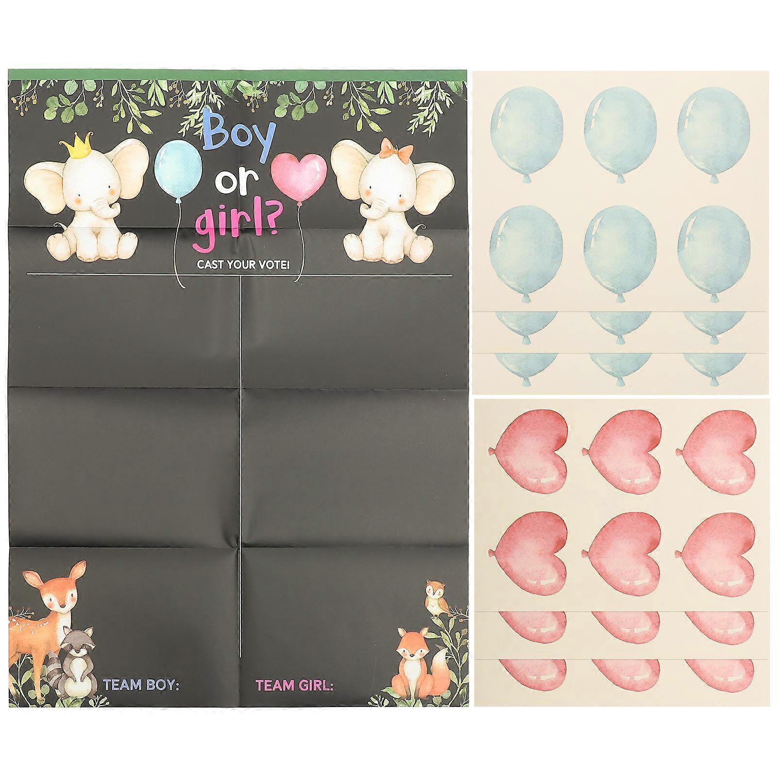 It looks like you're listing a product related to **gender reveal party supplies**. Here's a more organized and descriptive version of your listing