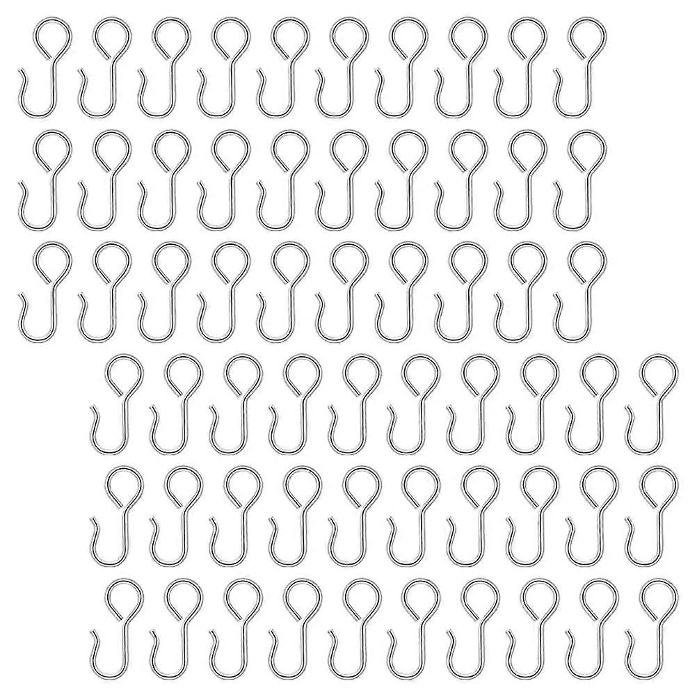 100pcs Metal S Hooks for Car Seat Covers & Accessories – Durable Headrest Hangers for Organizing Purses and Gear