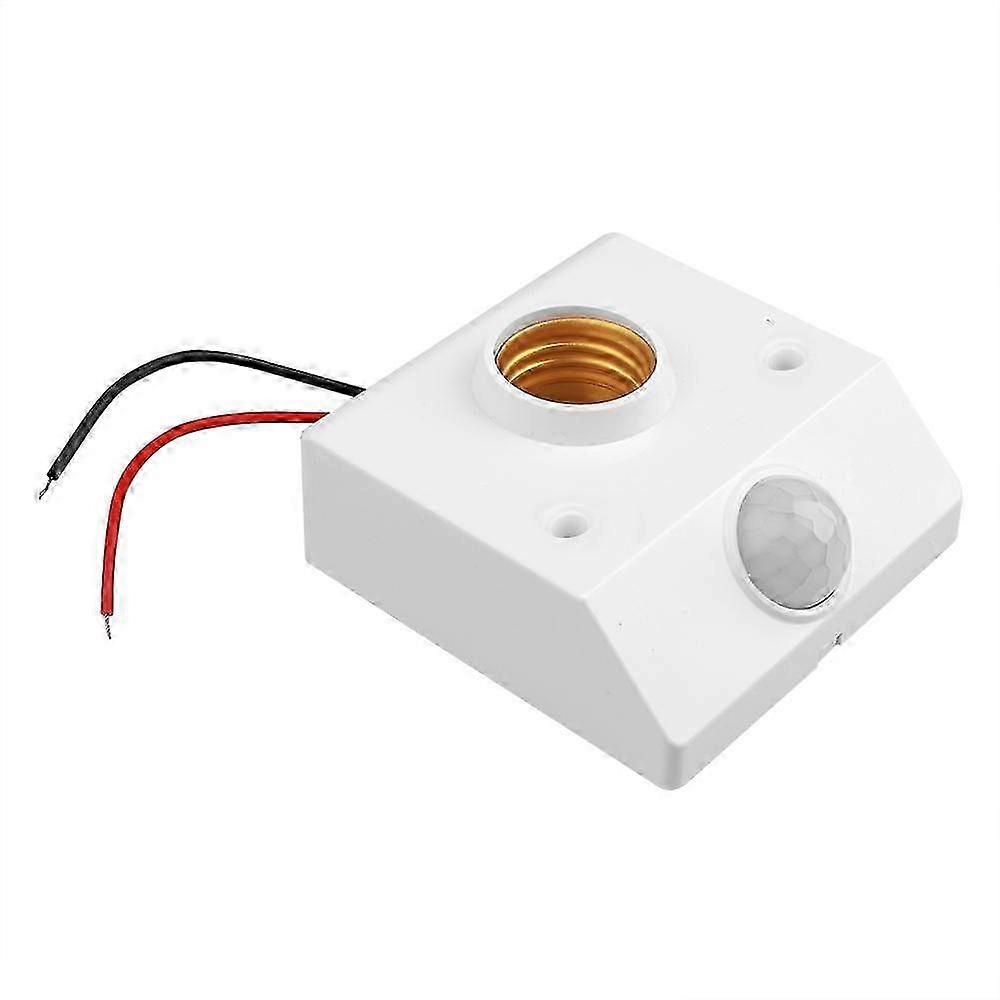 Lamp Base E27 AC LED Bulb Base Infrared IR Sensor Automatic Wall Light Holder Socket Motion Detector Edition 0801