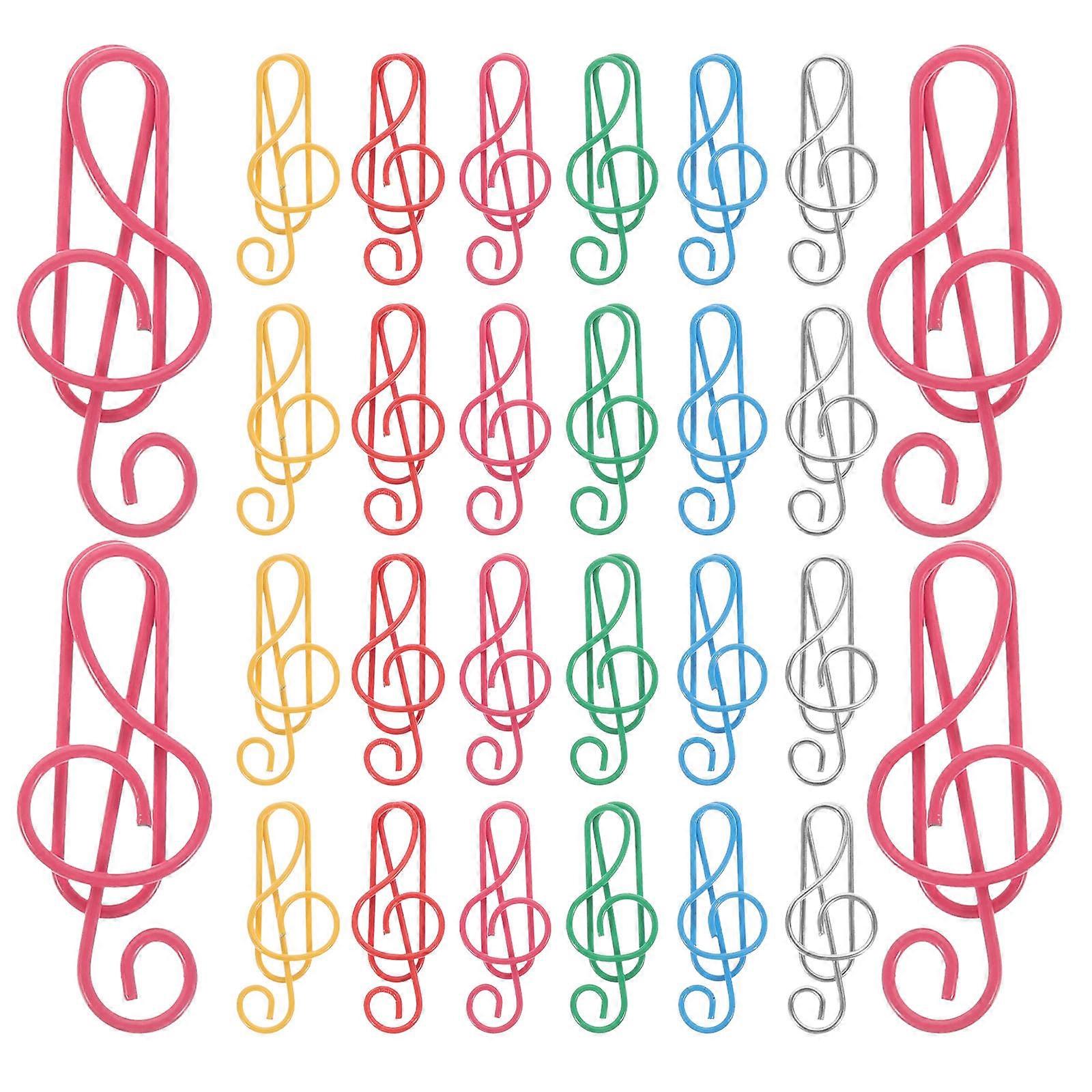 50pcs Music Note Paper Clips   Unique Shaped Document Clamps for Creative Office, School & DIY Projects   Fun & Playful File Organizing Stationery