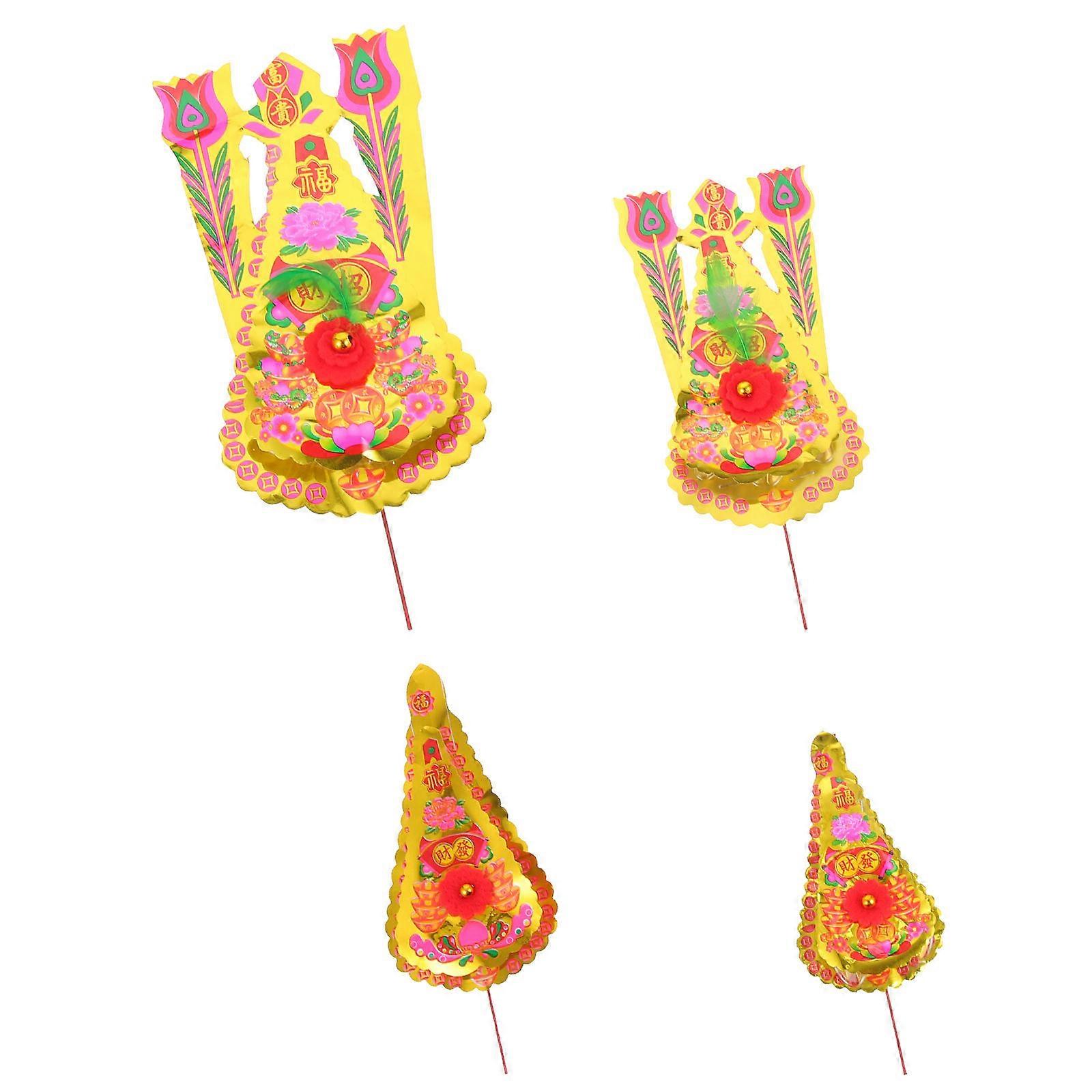 4Pcs Incense Burner Inserts Fortune Flower Censer Accessories