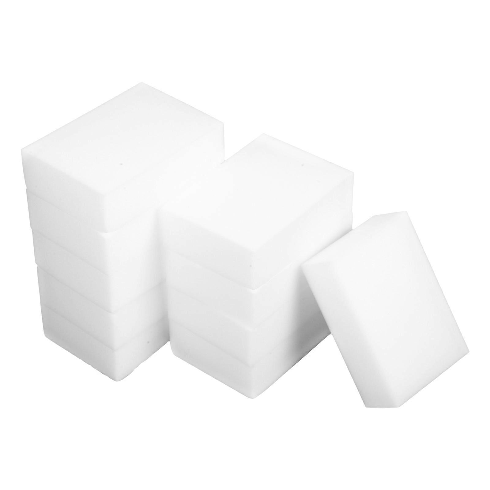 Cleaning Sponge Kitchen Dish Scrubber for Dish Washing 10Pcs White Set