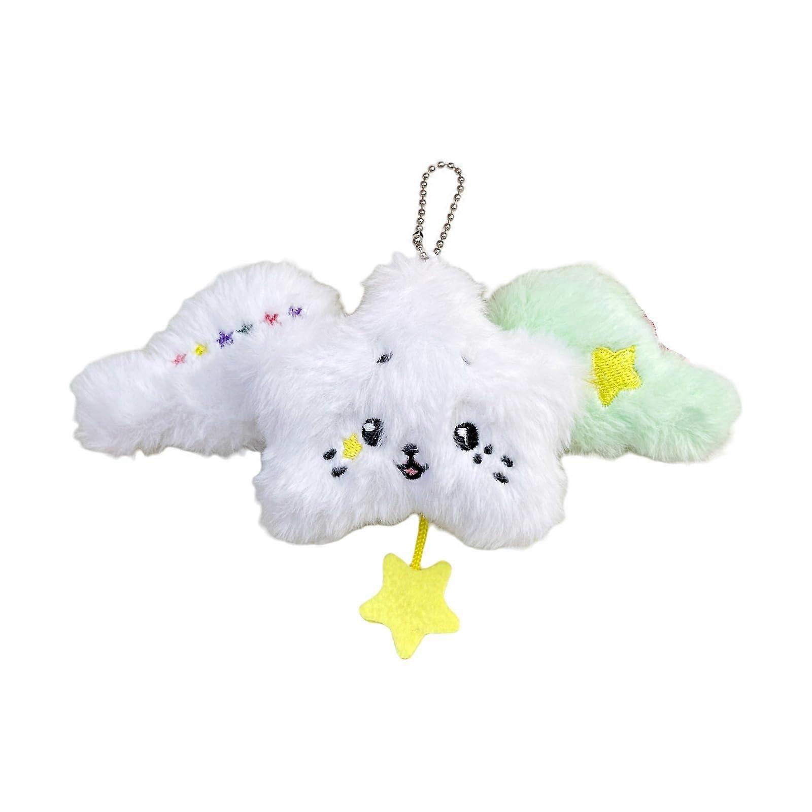 Charming star pendant, plush keychain for school backpacks, accessories and gifts, ornament for fashion enthusiasts Ref: 2035