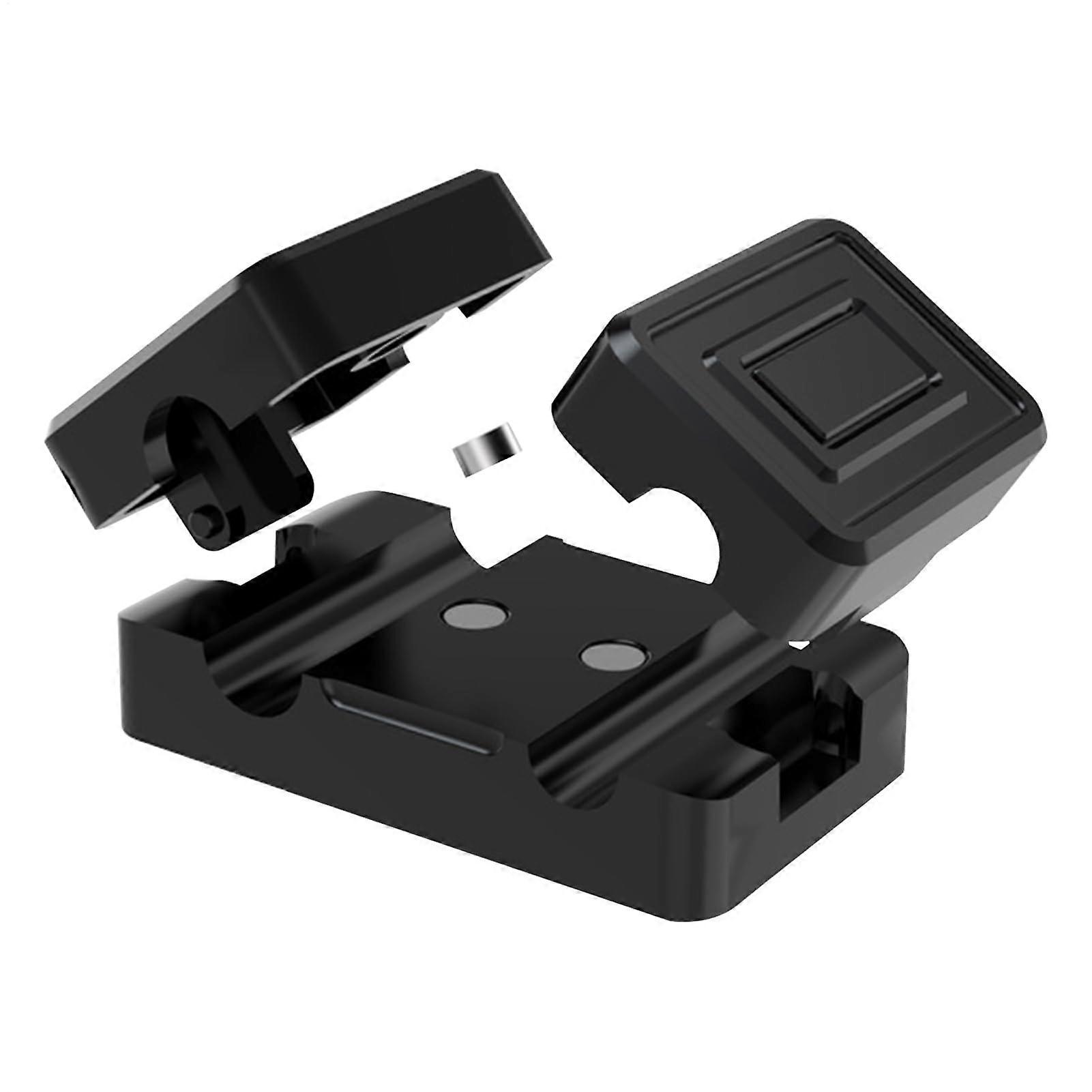 Magnetic Cable Organizer Desktop Cable Management Wall Mount Dual Adhesive Mount Space-Saving Wire Storage Black