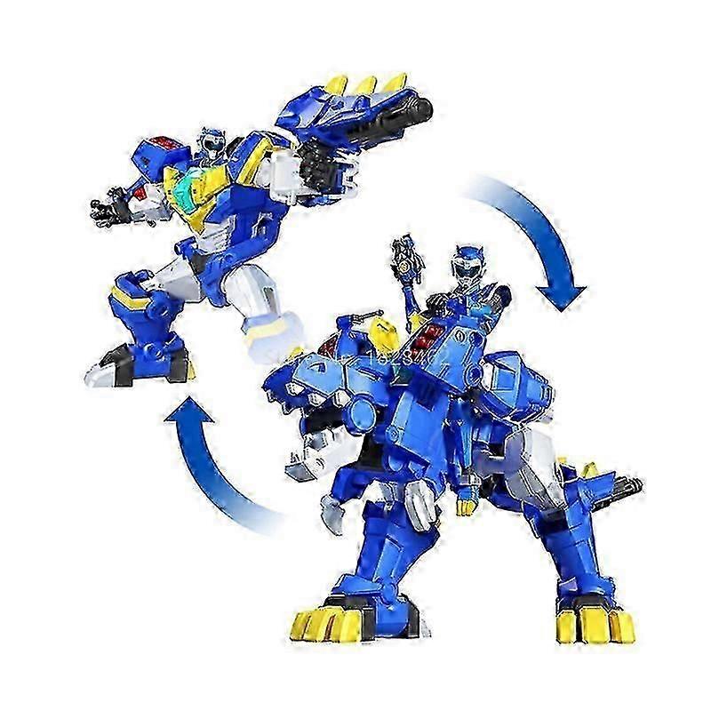 Mini Force X Dino Transformer - Animal-Themed Action Figure with LED Effects for British Children