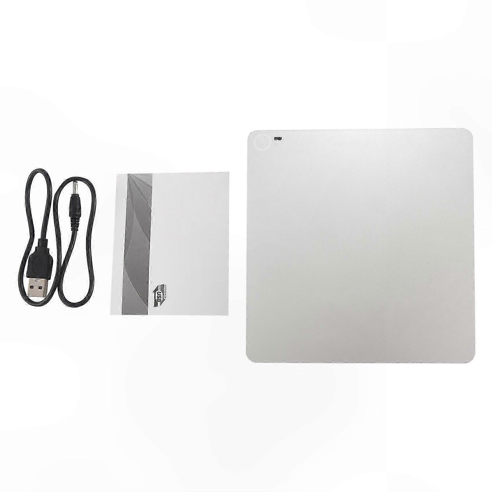 Ultra Slim External Blu Ray DVD Player with USB 3.0 and Type-C Interface Slot-in CD DVD Burner Drive for Laptop and PC
