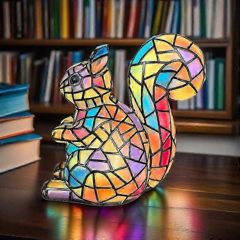 New Dog Series Resin Ornaments LED Night Light Art Animal Statue Creative Home Desktop Creative Shape Table Lamp