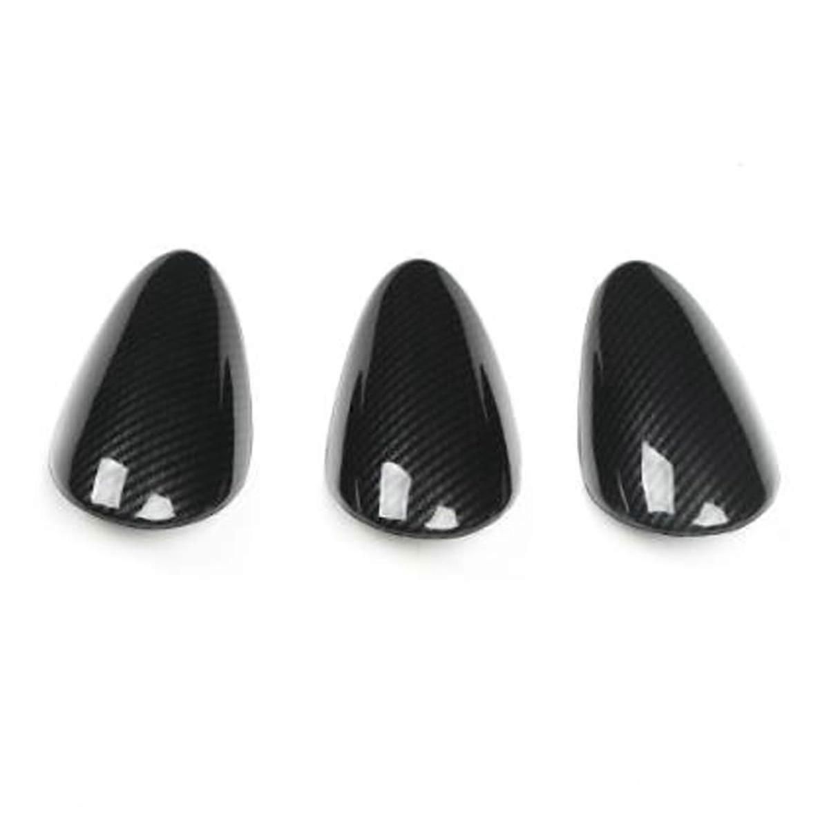 Car Center Console Air Vent Trim Carbon Fiber Pattern for