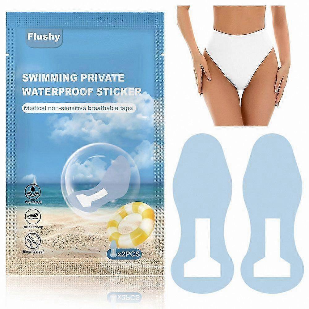 Transparent Hygiene Adhesive for Swimwear, Secure Liner for Feminine Protection, Portable Sticker for Girls and Women