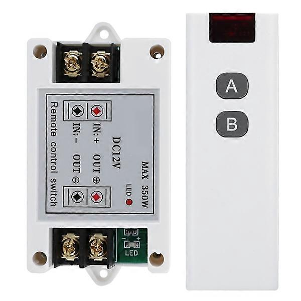 DC 12V Remote Control Switch Wireless Transmitter Receiver Control Electromagnetic Valve Vehicle