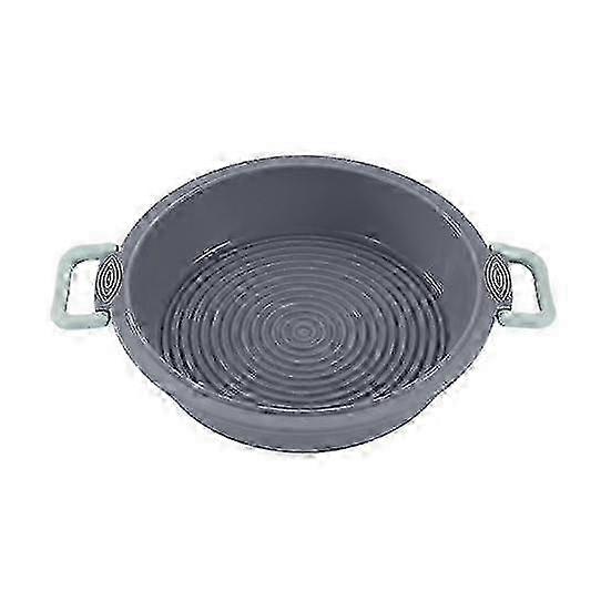 Round Silicon Cake Pan with Handle: Food Grade, Heat-Resistant, Reusable Baking Pan for Microwave