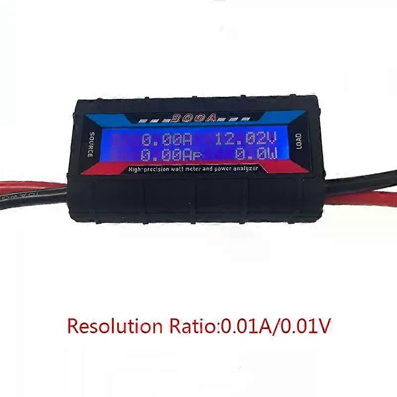 1pc High Precision 0-300A 60V DC Current Voltage Power Analyzer Power Watt Meter RC Toys