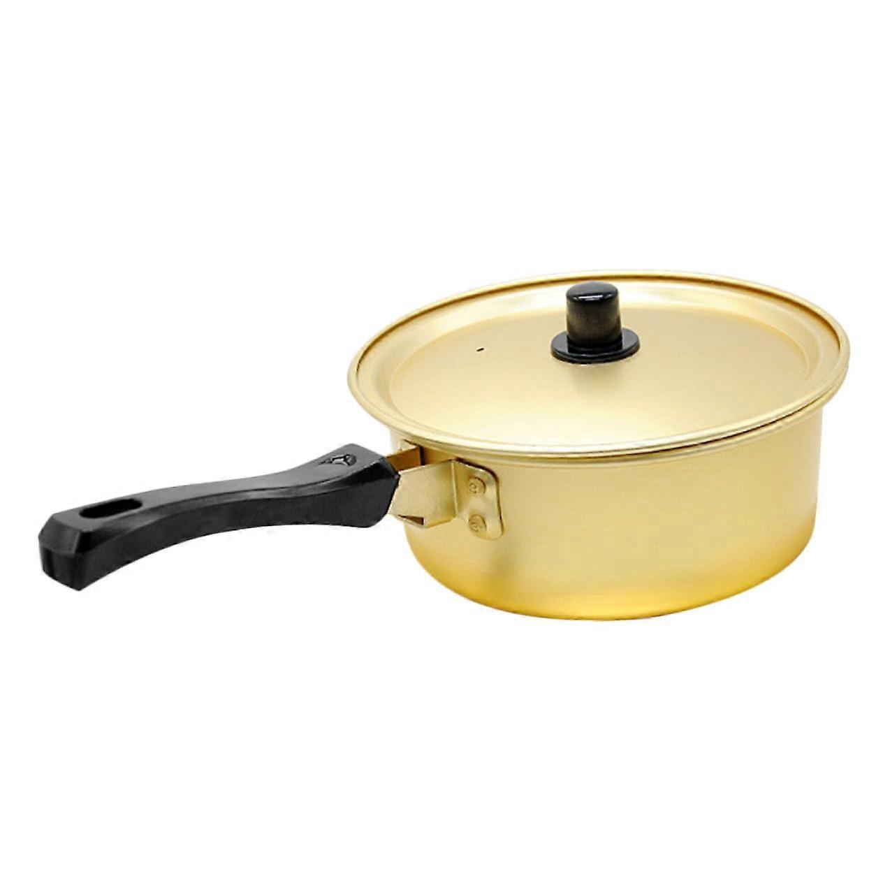 Aluminum Cooking Pot for Soup and Pasta 4 Quart Multi-Functional Noodle Pot with Lid for Home and Outdoor Use