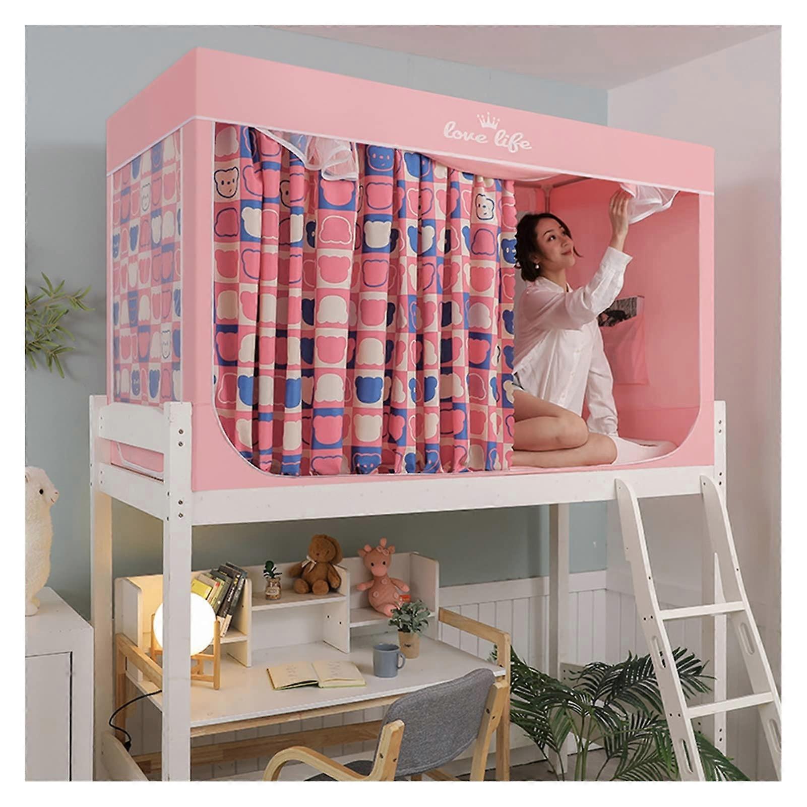 Mosquito Net Pop Up Canopy 90x190x90cm Portable Folding Design for Bedroom Outdoor Camping Travel Effective Bug Protection Color F