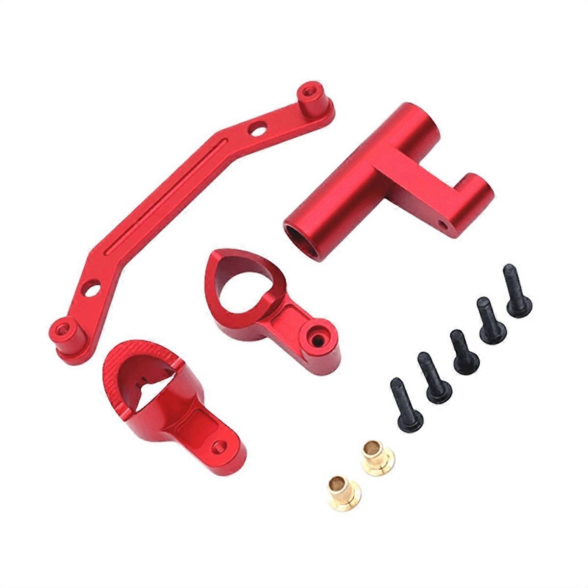 RC Car Upgrade Front Steering Assembly Kit for 1/7 7303 RC Car Accessories Red