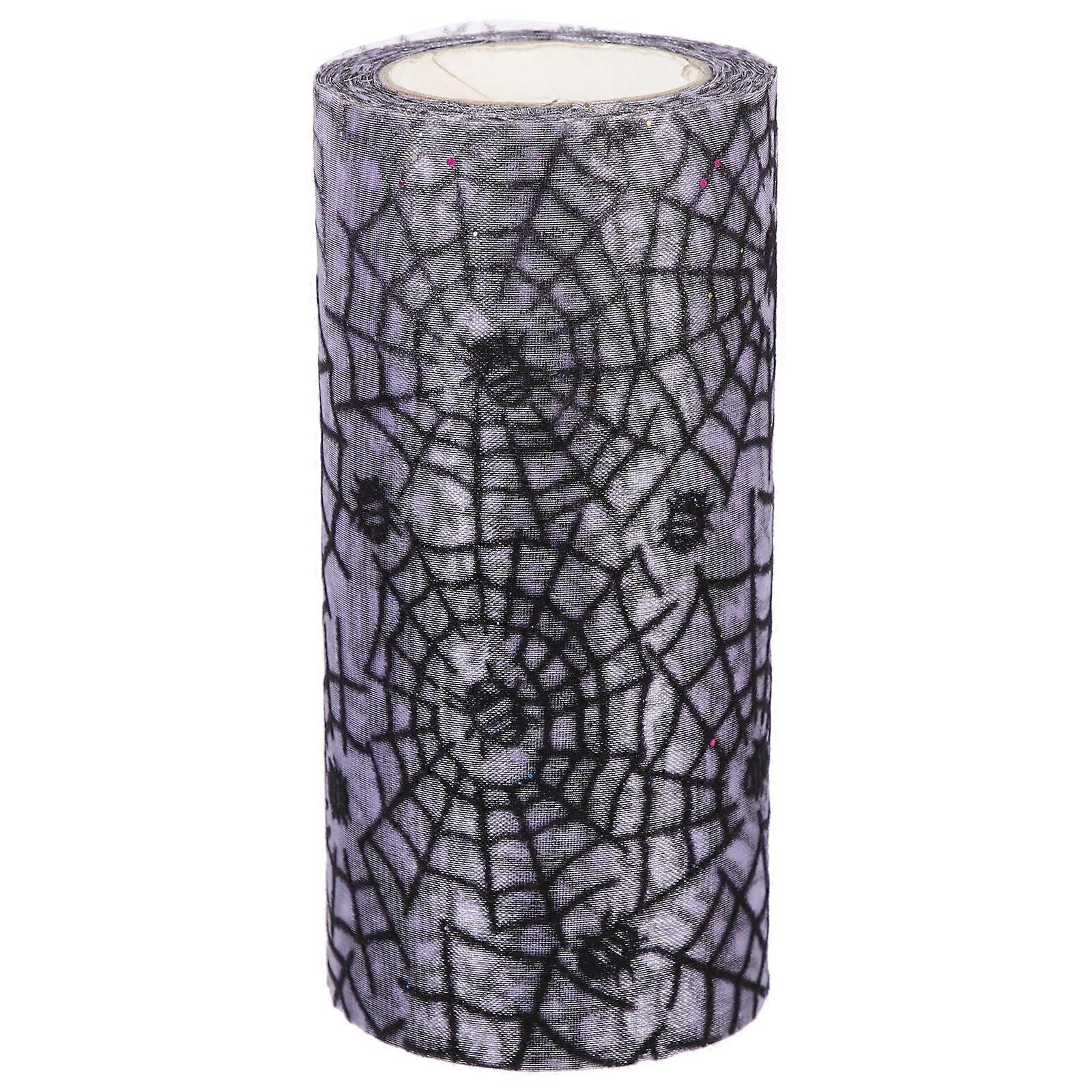 1 Roll of Decorative Tulle Ribbon Multi-function Mesh Ribbon Convenient Wrap Ribbon