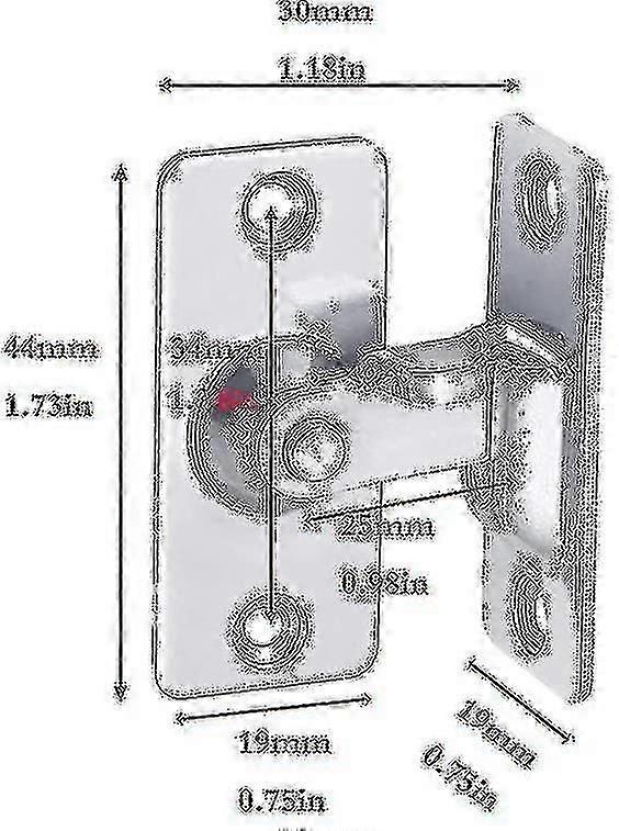 90 Degree Right Angle Buckle Hook Lock Hook For Sliding Door