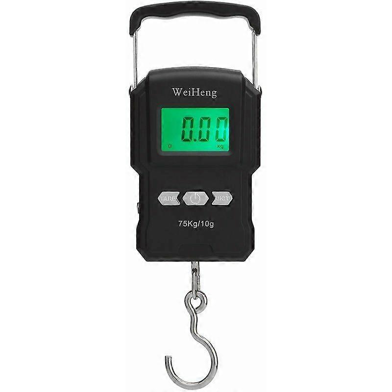 Electronic Backlit Weighing Scale with Measuring Tape, 75kg / 10g
