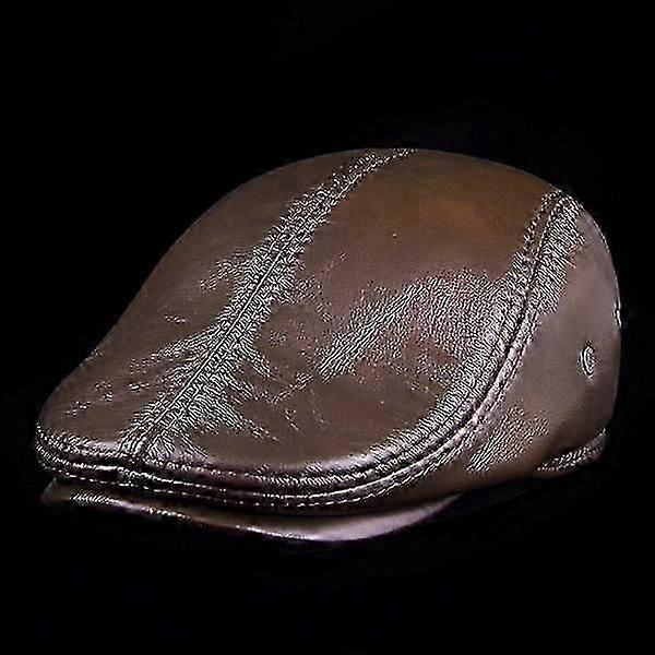 Erkek Hakiki Deri Bere Av Şapkası Erkekler için Derisi Deri Sıcak Şapka